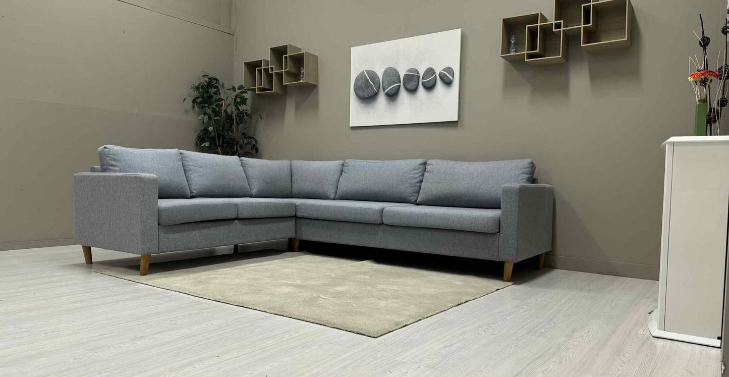 Grå Hjørnesofa