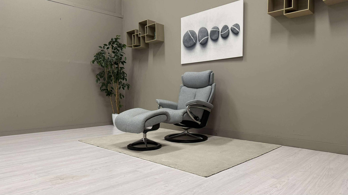 Stressless® Magic Signature Lenestol med Puff