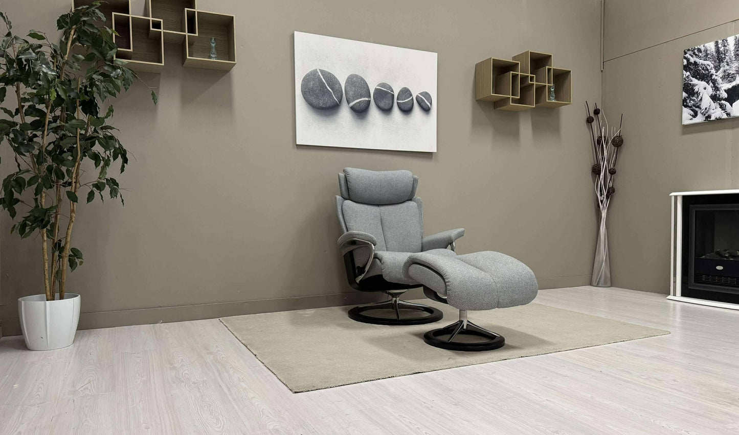 Stressless® Magic Signature Lenestol med Puff