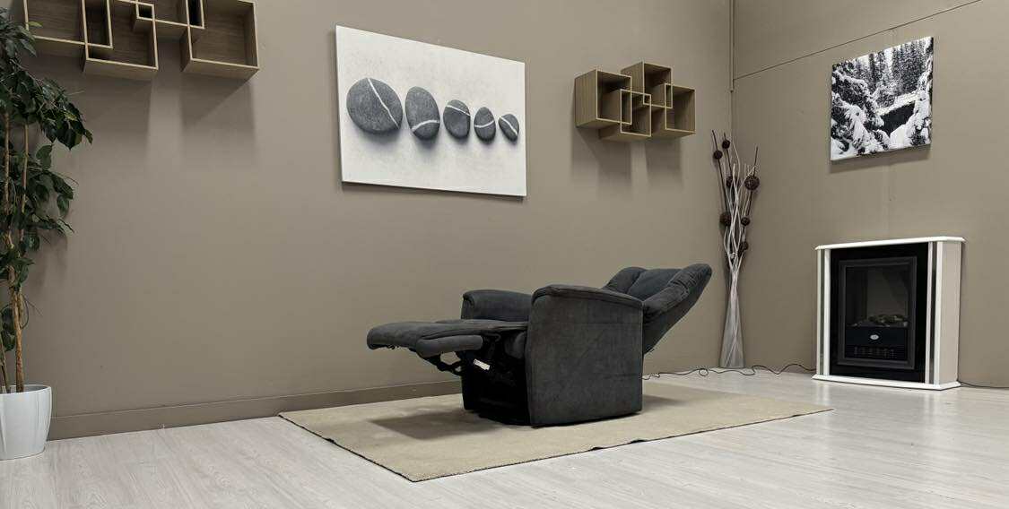 Recliner Lenestol (Mørk Grå)