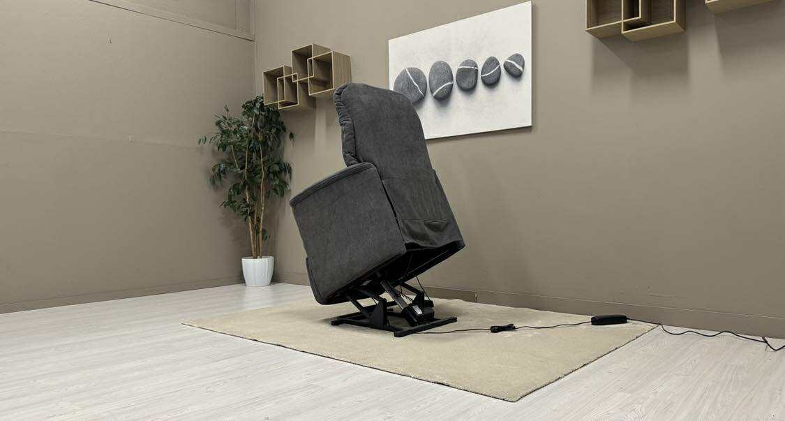 Recliner Lenestol (Mørk Grå)