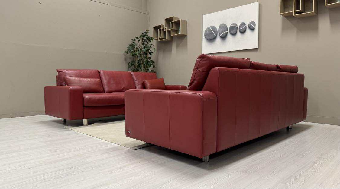 Stressless Sofagruppe i Skinn (Rød)