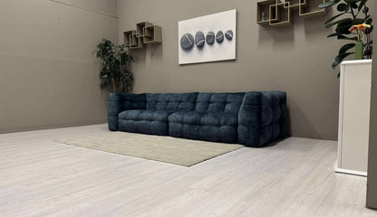 Eksklusiv Modulsofa (Dyp Blå Velur)