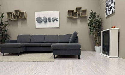 Liten U-Sofa (Mørk Grå)
