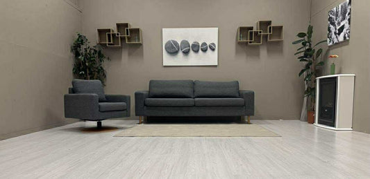 Bolia 2-Seter og Lenestol (Grå)