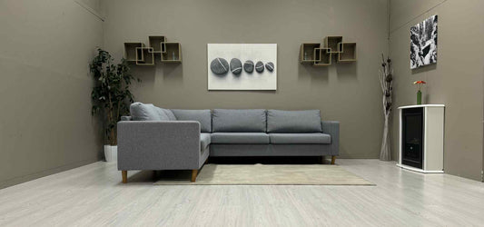 Grå Hjørnesofa