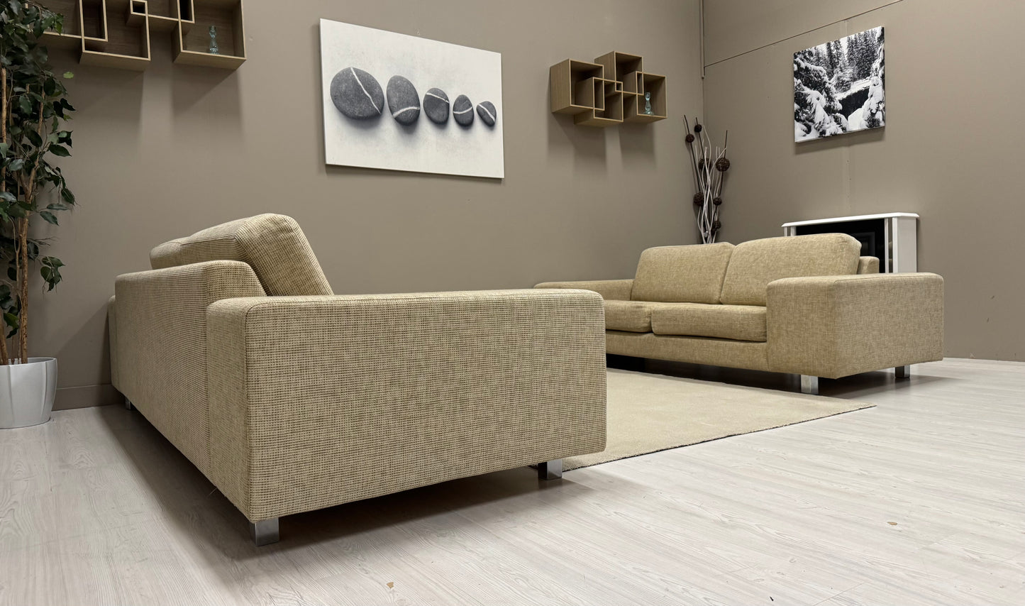 Beige Sofagruppe